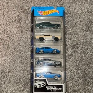 Hot Wheels Fast & Furious 5-Pack Die-Cast Cars